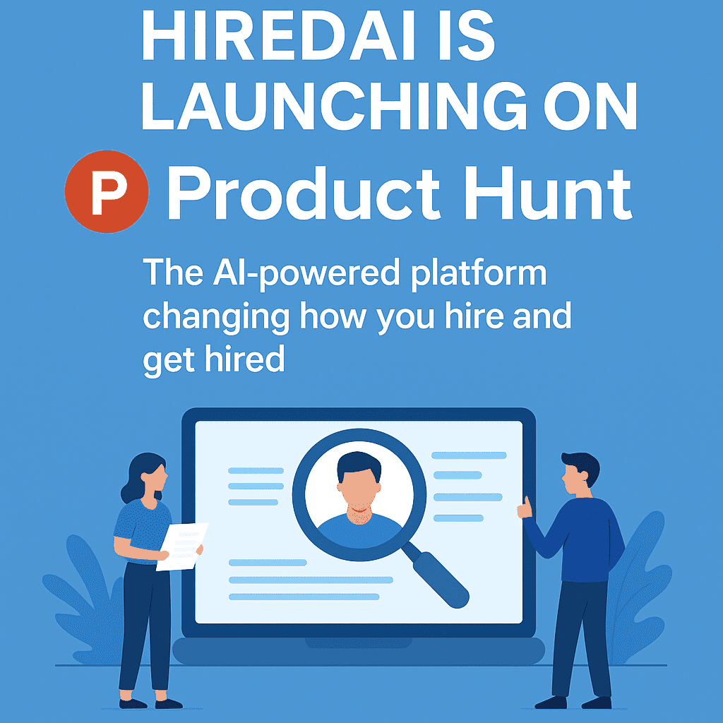 HiredAi Launches on Product Hunt: The Smarter Way to Hire and Get Hired in 2025