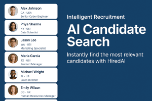 Find Top Talent in Seconds with HiredAI’s AI-Powered Candidate Search
