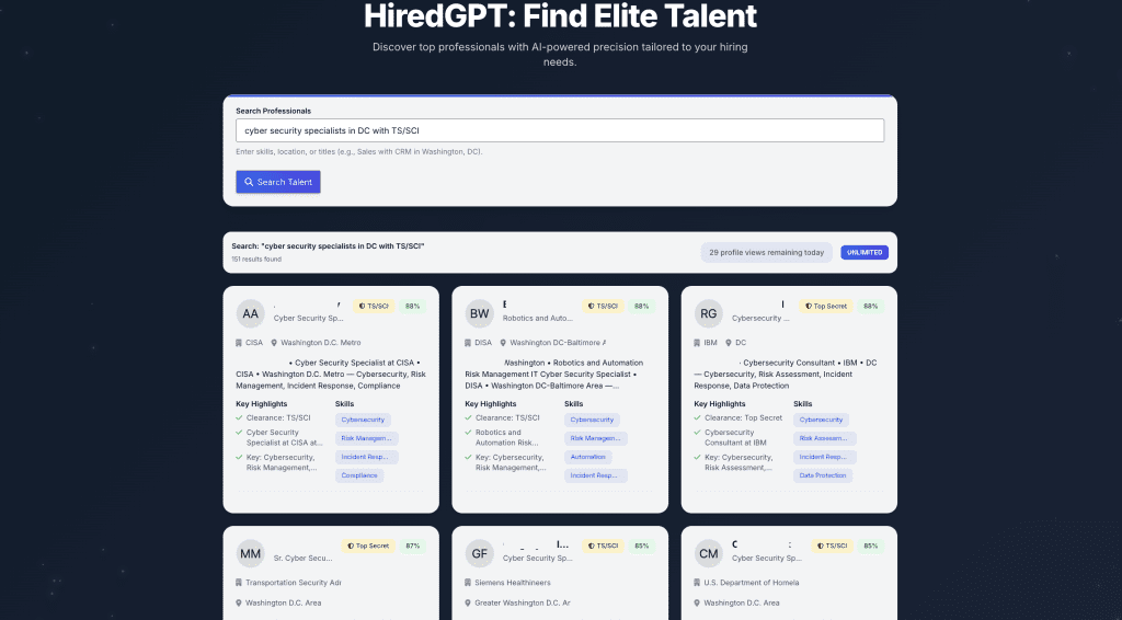 Introducing HiredGPT: The Future of AI-Powered Talent Discovery
