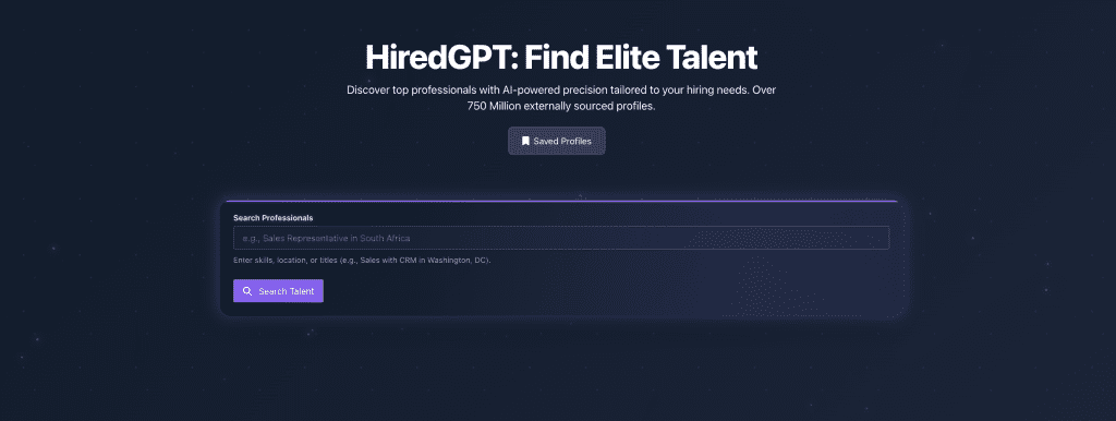 HiredGPT Transforms Recruiting Industry with AI-Powered Access to 750+ Million Professional Profiles