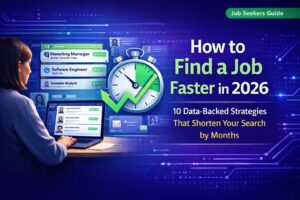 Job seeker using AI job matching dashboard to find jobs faster in 2026