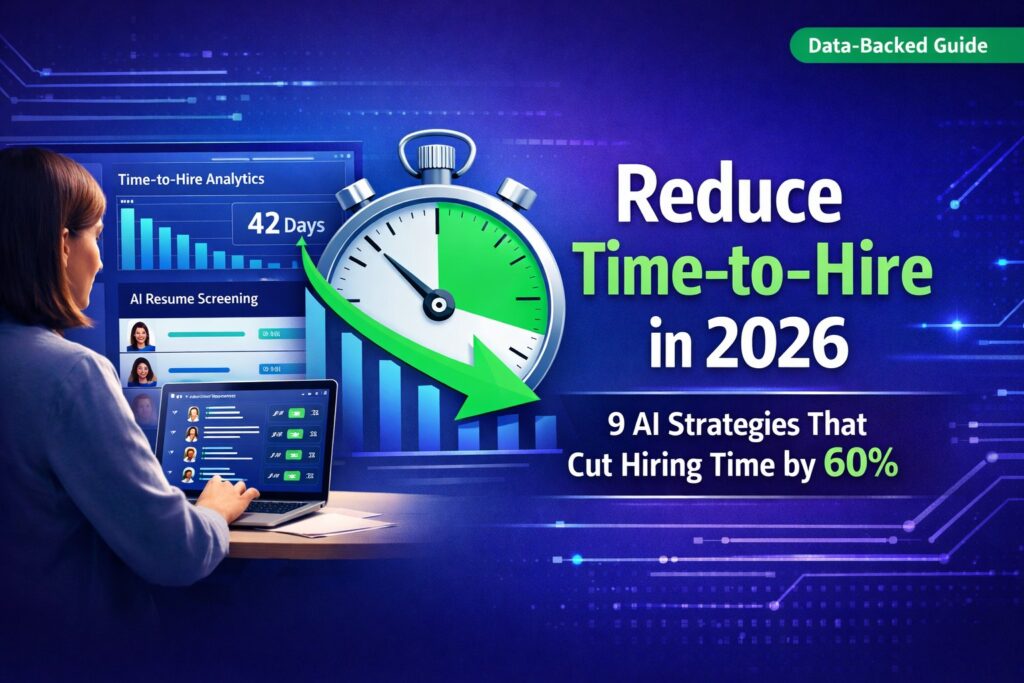 Reduce time-to-hire with AI recruiting automation and faster hiring workflows