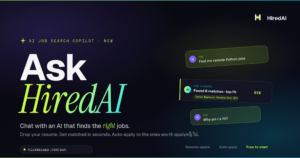 Stop Applying to 50 Jobs a Week. Try Ask HiredAI Instead.