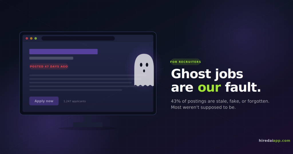 Ghost Jobs Are a Recruiter Problem, Not a Candidate One